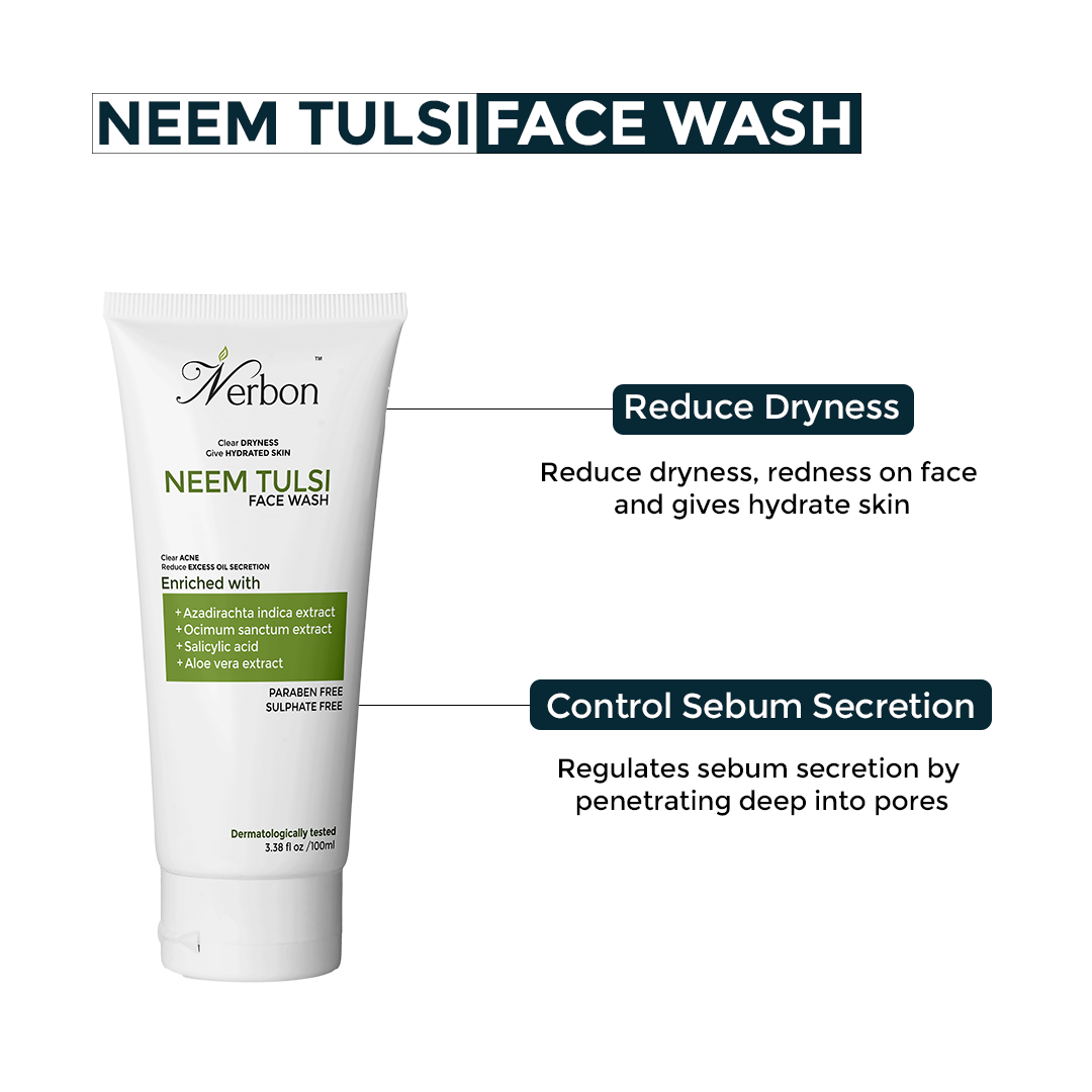 Nerbon Neem & Tulsi Face Wash