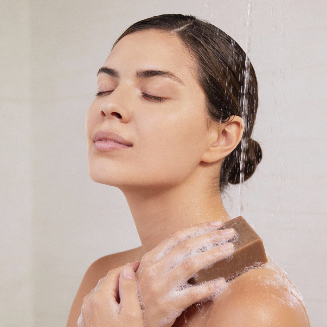 Wash with lukewarm water