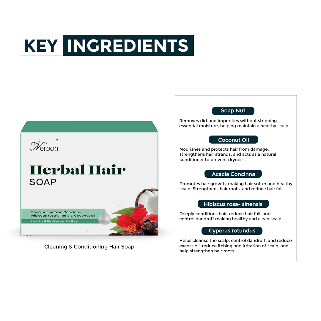 Nerbon Herbal Hair Soap