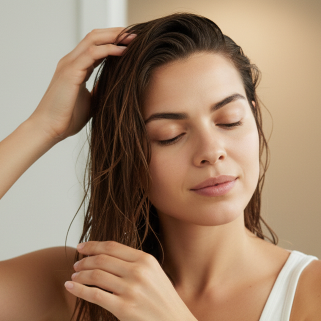 Apply on hair after hair wash