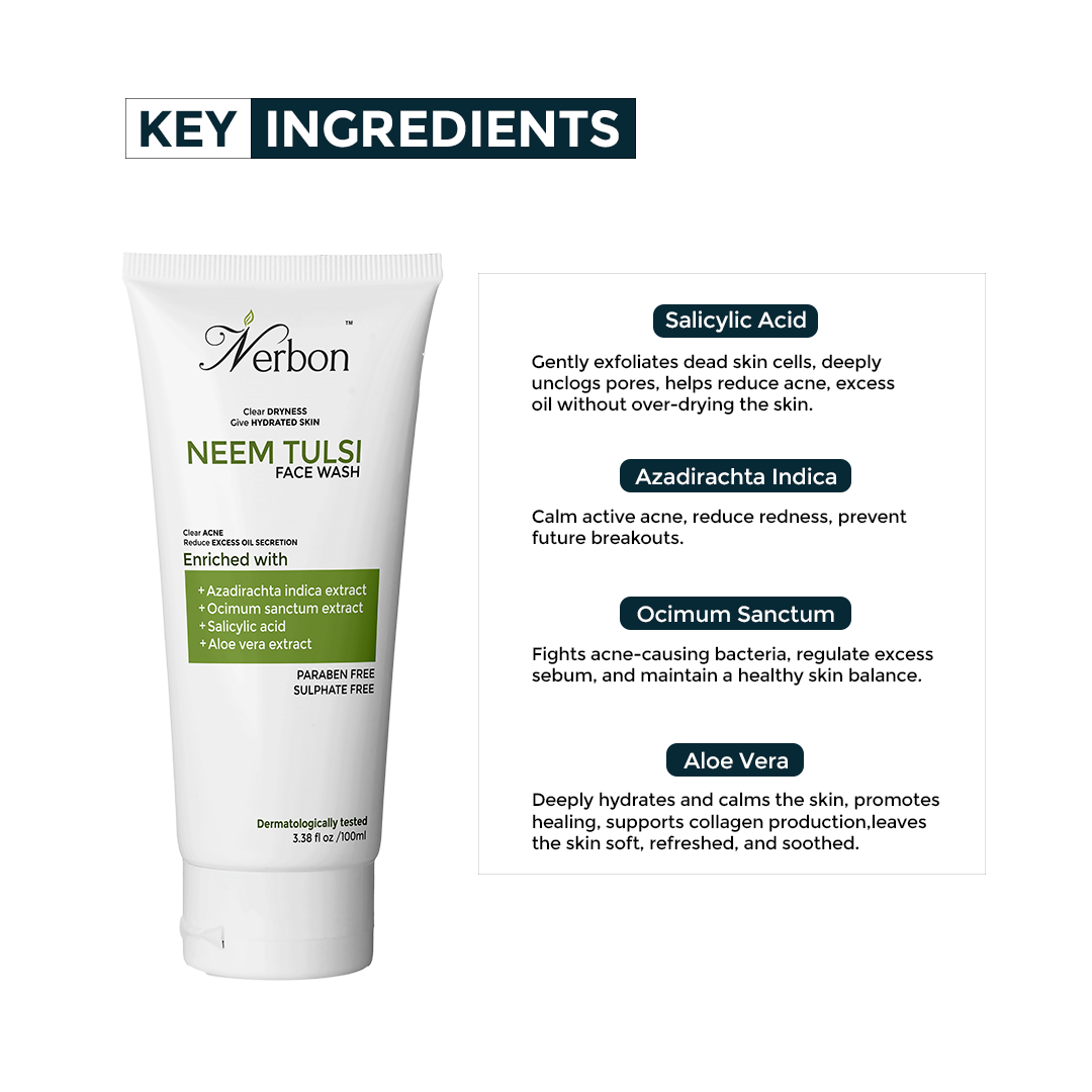 Nerbon Neem & Tulsi Face Wash